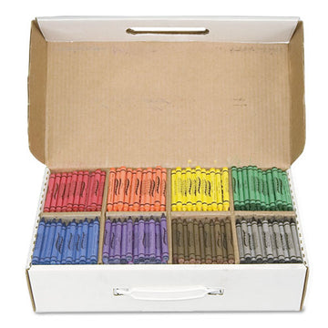 Prang® Crayons Made With Soy, 100 Each Of 8 Colors, 800-carton freeshipping - TVN Wholesale